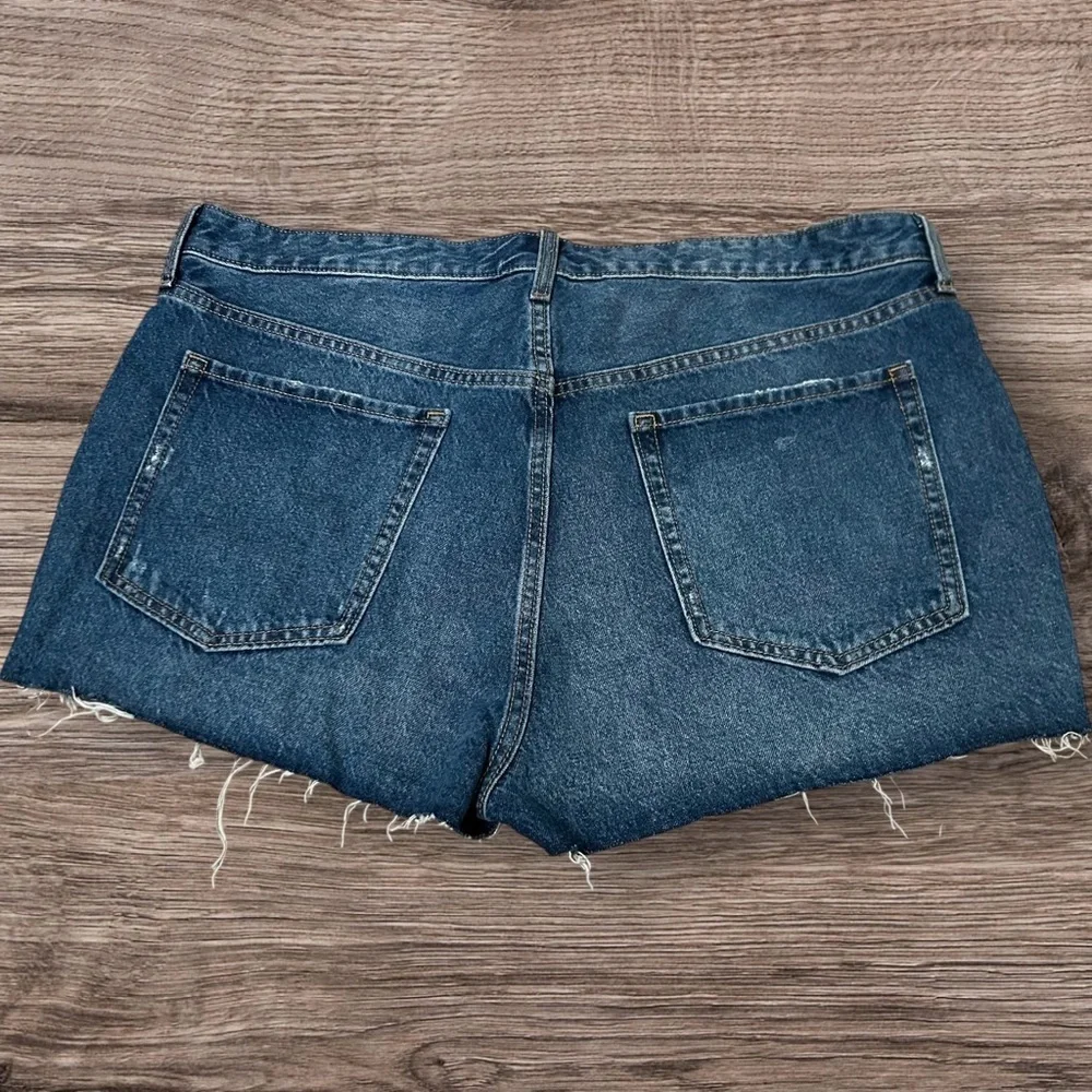 Old Navy OG Short High Rise Denim Shorts Women Plus Size 18 Fireworks Embroidery